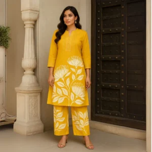Cotton Co-ord Set – Soft & Stylish Everyday Elegance”