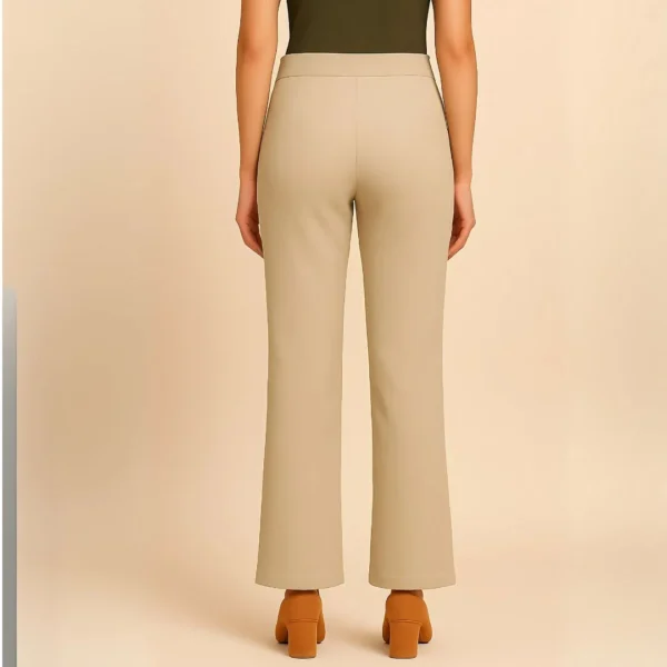 Women’s Ribbed Straight Fit Pant – Office & Everyday Comfort Wear - Image 5