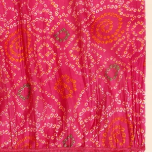 Printed Bandhini Art Silk Crushed Dupatta