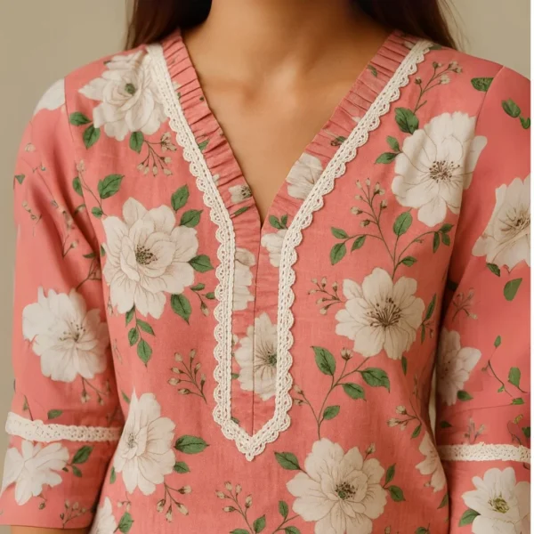 Elegant Summer Blossom Cord-Set - Image 2