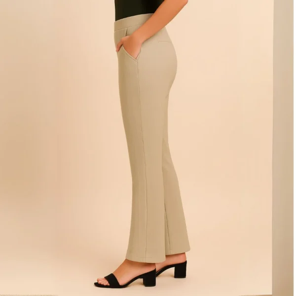 Women’s Ribbed Straight Fit Pant – Office & Everyday Comfort Wear - Image 6