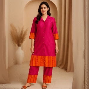Soft Cotton Co-Ord Set – Premium Two-Piece Loungewear